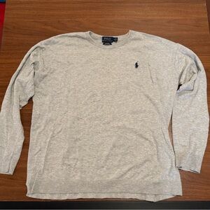 Polo Ralph Lauren Long Sleeve Gray Size Kids M